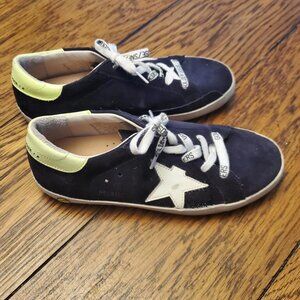 Authentic Women's Golden Goose Sneaker, Size 34 (US W 4) Black leather, Great Co
